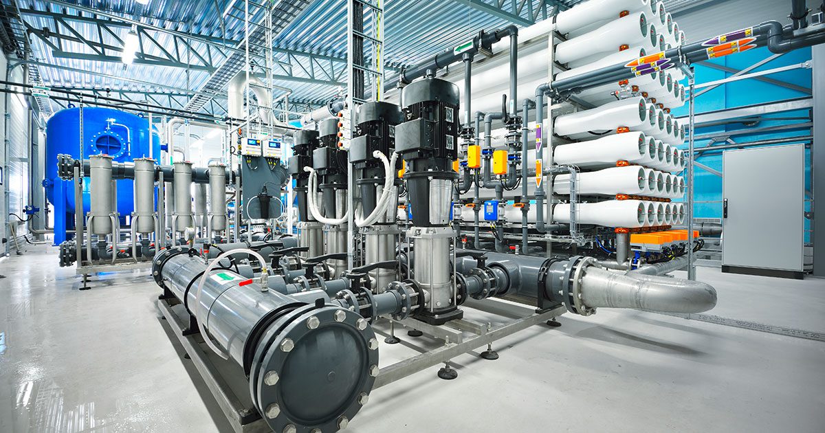 Soluções de tratamento de água indústrias